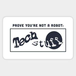 Prove You're Not A Robot - Captcha Sticker